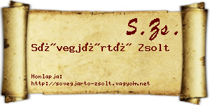 Sövegjártó Zsolt névjegykártya